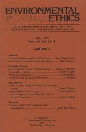 “A Defence of the Deep Ecology Movement”