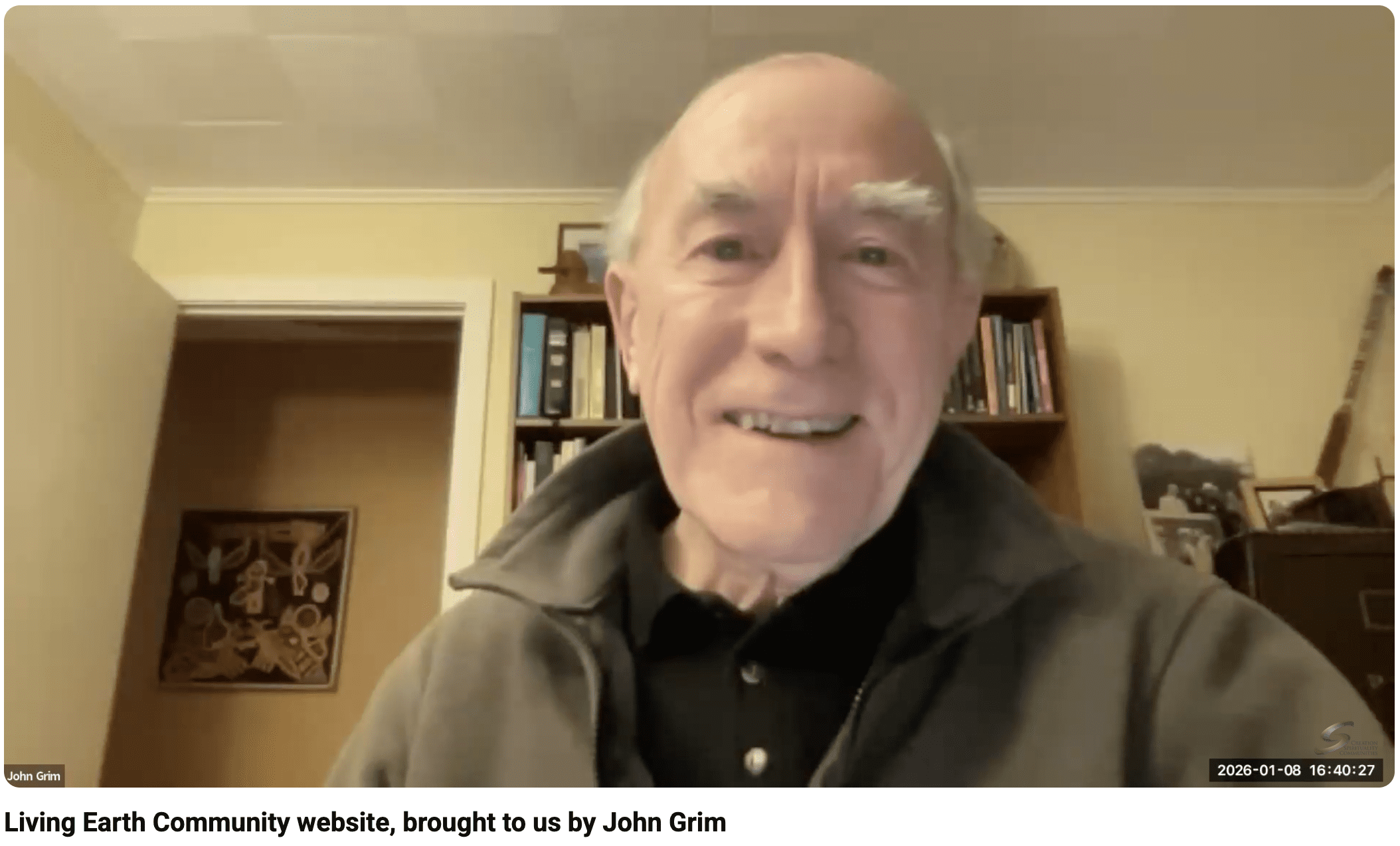 Living Earth Community website, brought to us by John Grim