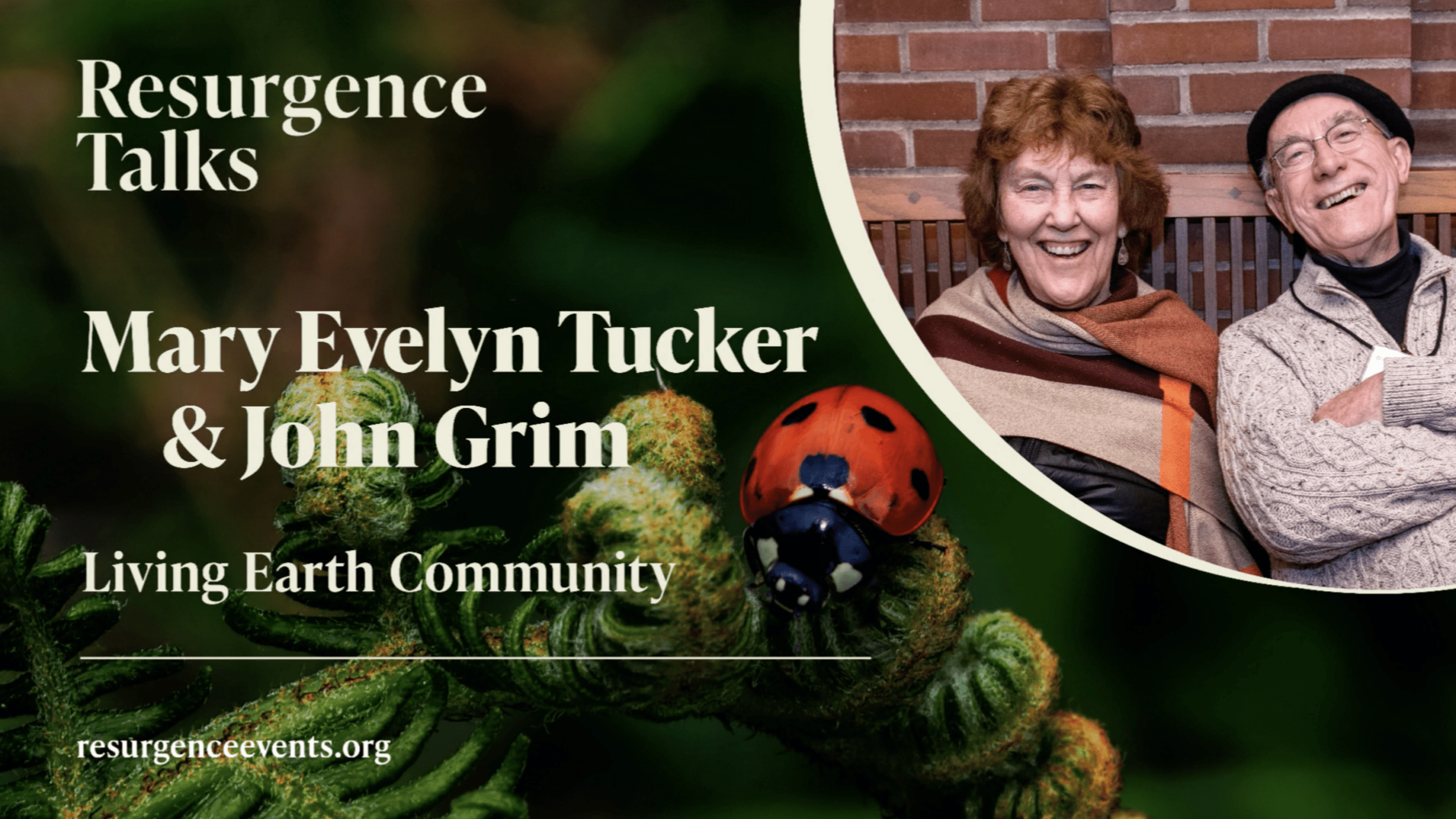 Resurgence Talk: Mary Evelyn Tucker and John Grim – ‘Living Earth Community’